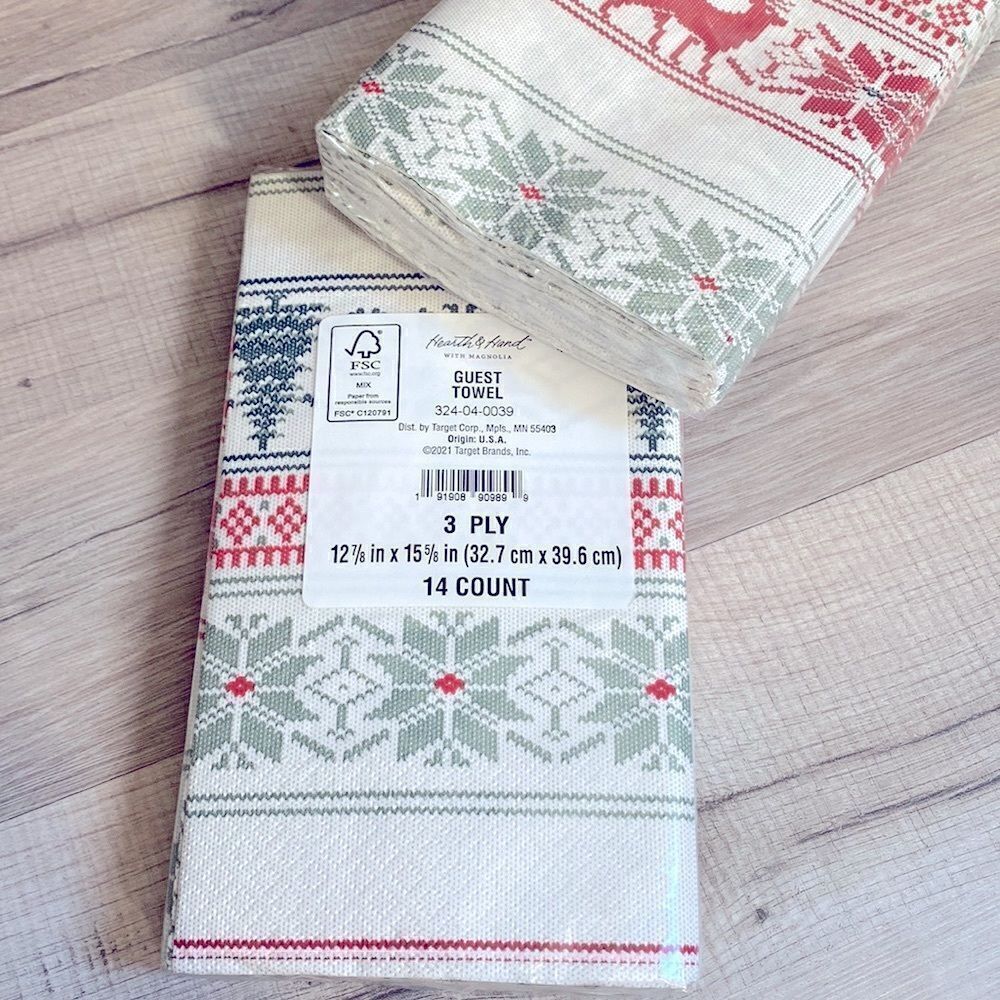 Hearth & Hand Magnolia Guest Napkins - Picture 2 of 3